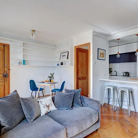 Bnbnook - Bright 1br - Bastille & Place Des Vosges Appartamento